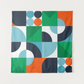 Abstrakte, einfache Formen Wandteppich (Vorderseite (Horizontal))
