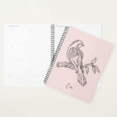 Abstrakte Einfache Linie Kunst Illustration , Boho Planer (Anzeige)