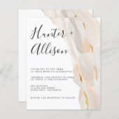 Abstrakte Einladung (Vorne/Hinten)