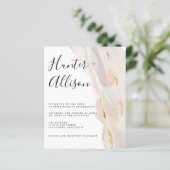 Abstrakte Einladung (Stehend Vorderseite)