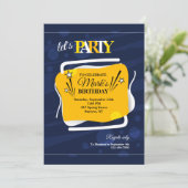 Abstrakte Einladung (Stehend Vorderseite)