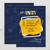 Abstrakte Einladung (Vorne/Hinten)