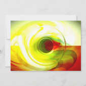 Abstrakte Einladung (Vorderseite)