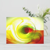 Abstrakte Einladung (Stehend Vorderseite)