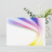 Abstrakte Einladung des Strudel-1 (Stehend Vorderseite)