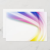 Abstrakte Einladung des Strudel-1 (Vorne/Hinten)