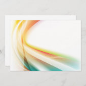 Abstrakte Einladung des Strudel-2 (Vorne/Hinten)