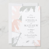 Abstrakte Einladung im Frühjahr (Vorderseite)