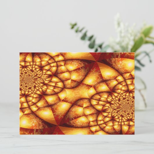 Abstrakte Einladungen (Stehend Vorderseite)