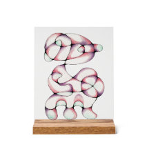 Abstrakte Einrichtung aus Glas