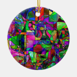 Abstrakte Einrichtung Keramik Ornament