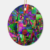 Abstrakte Einrichtung Keramik Ornament (Links)