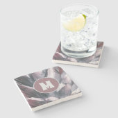 Abstrakte, einzigartige Silber-Ananas-Spitzen Steinuntersetzer (Seitenansicht)