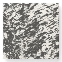 Abstrakte Eisbildung in Schwarz und Weiß