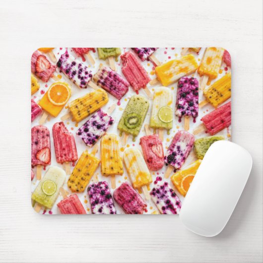Abstrakte Eisfruchtlutscher Mousepad (Mit Mouse)