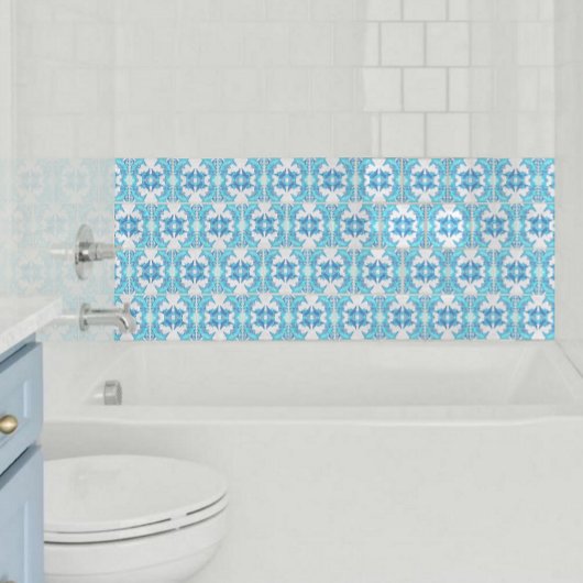 Abstrakte Eiskristall-Keramik Fliese