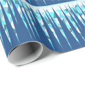 Abstrakte Eiszapfen kundenspezifisch Geschenkpapier (Rolleneckpunkt)