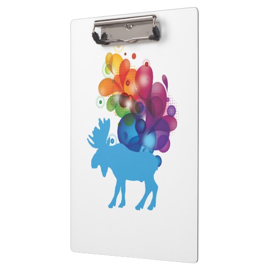 Abstrakte Elchklammer Klemmbrett (Links)