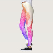 Abstrakte Elefant-Leggings Leggings (Links)