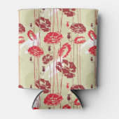 Abstrakte Elegance Blumenmuster 2 Dosenkühler (Vorderseite)