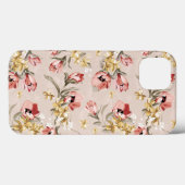 Abstrakte Elegance Blumenmuster 3 Case-Mate iPhone Hülle (Rückseite (Horizontal))