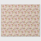 Abstrakte Elegance Blumenmuster 3 Geschenkpapier (Flach)
