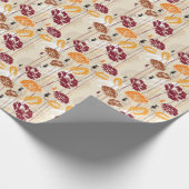 Abstrakte Elegance Blumenmuster 4 Geschenkpapier (Ecke)