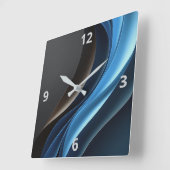 Abstrakte Elegance individuell anpassbare Uhr (Winkel)