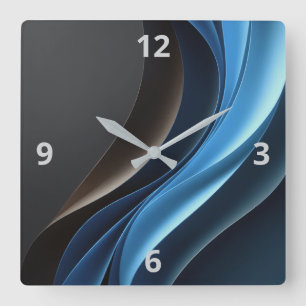 Abstrakte Elegance individuell anpassbare Uhr