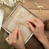 Abstrakte Elegant, einfach gestrichen Runder Aufkleber