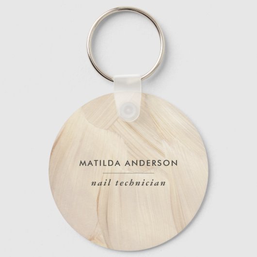 Abstrakte Elegant, einfach gestrichen Schlüsselanhänger (Vorderseite)