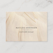 Abstrakte Elegant, einfach gestrichen Visitenkarte (Vorderseite)