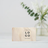 Abstrakte Elegant, einfach gestrichen Visitenkarte (Stehend Vorderseite)