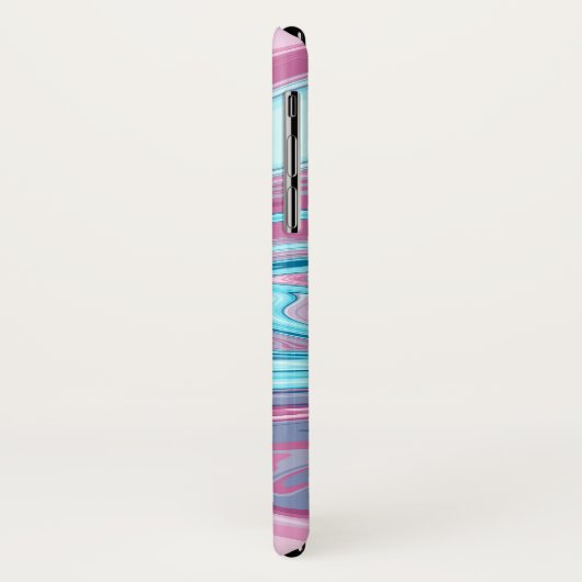 Abstrakte, elegante Fließstruktur aus flüssigem Ma Case-Mate iPhone Hülle (Hinten/Links)