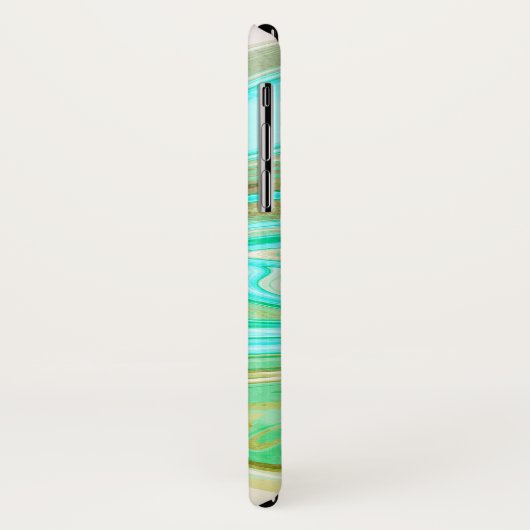 Abstrakte, elegante Fließstruktur aus flüssigem Ma Case-Mate iPhone Hülle (Hinten/Links)