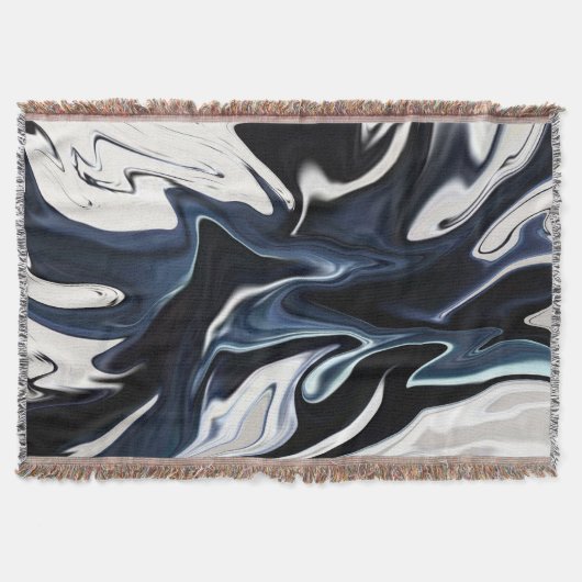 Abstrakte, elegante Fließstruktur aus flüssigem Ma Decke (Vorderseite)