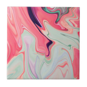 Abstrakte, elegante Fließstruktur aus flüssigem Ma Fliese