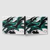 Abstrakte, elegante Fließstruktur aus flüssigem Ma Gästebuch (Voll)