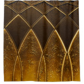 Abstrakte elegante Kunst Deko geometrisch verziert Duschvorhang (Vorderseite)