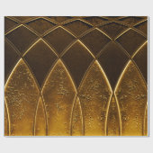 Abstrakte elegante Kunst Deko geometrisch verziert Geschenkpapier (Flach)