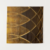 Abstrakte elegante Kunst Deko geometrisch verziert Wandteppich (Vorderseite (Horizontal))