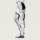 Abstrakte, elegante Retrofarben digital Leggings (Links)