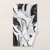 Abstrakte, elegante Retrofarben, digitale Flüssigk Badhandtuch Set (Handtuch)