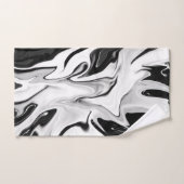 Abstrakte, elegante Retrofarben, digitale Flüssigk Badhandtuch Set (Handtuch)