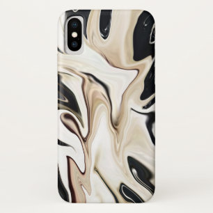 Abstrakte, elegante Retrofarben, digitale Flüssigk Case-Mate iPhone Hülle