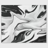 Abstrakte, elegante Retrofarben, digitale Flüssigk Geschenkpapier (Flach)