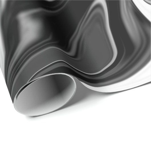 Abstrakte, elegante Retrofarben, digitale Flüssigk Geschenkpapier (Rolleneckpunkt)