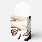 Abstrakte, elegante Retrofarben, digitale Flüssigk Geschenkschachtel (Geöffnet)