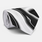 Abstrakte, elegante Retrofarben, digitale Flüssigk Krawatte (Gerollt)