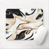 Abstrakte, elegante Retrofarben, digitale Flüssigk Mousepad (Mit Mouse)